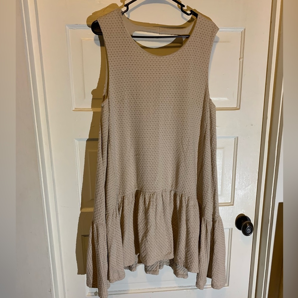 Free people beige dress